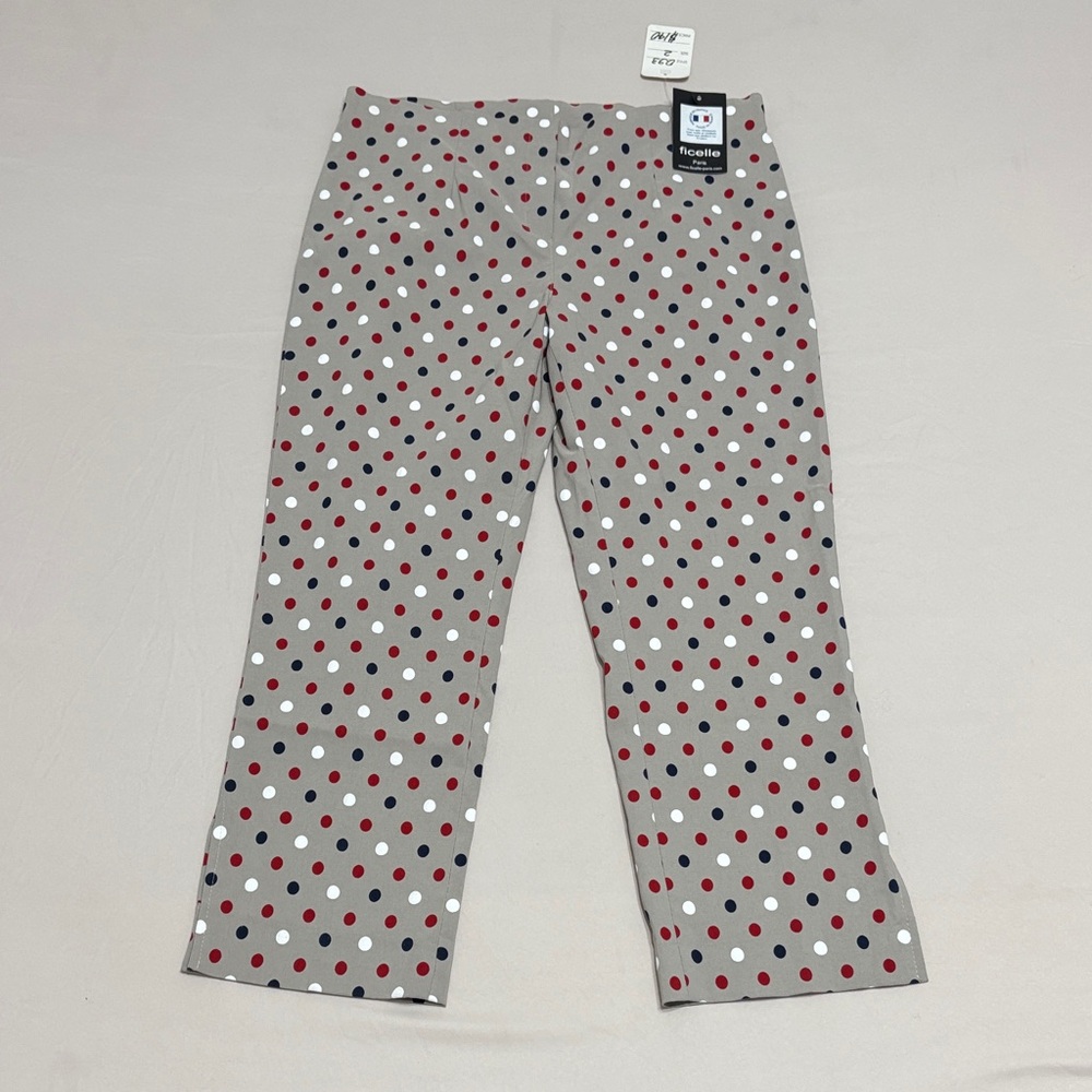 Elle Gray Polka Dot Trousers